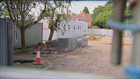 St Luke's Hospital building site