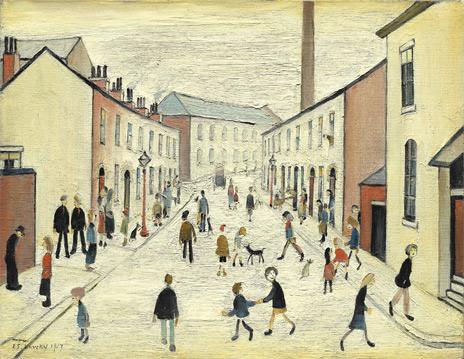 LS Lowry - Coronation Street