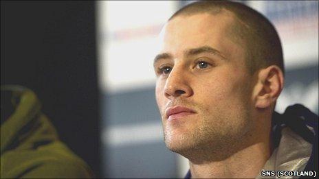 WBO super-featherweight champion Ricky Burns