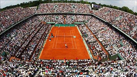 Court Philippe Chatrier at last year's tournament