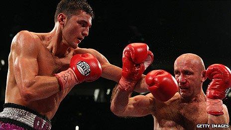 Nathan Cleverly and Aleksy Kuziemski