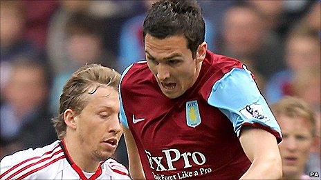 Stewart Downing finished clinically for Aston Villa against Liverpool