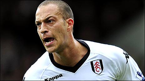 Fulham striker Bobby Zamora