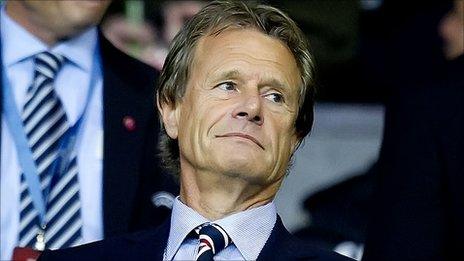 Former Rangers chairman Alastair Johnston