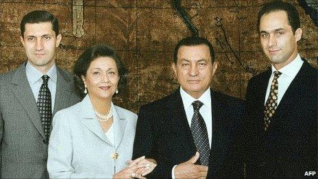 The Mubarak family