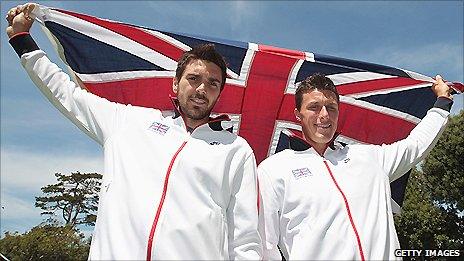 Colin Fleming (left) and former doubles partner Ken Skupski