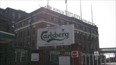 Tetley's Brewery in Leeds