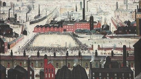 The Football Match, LS Lowry 1949