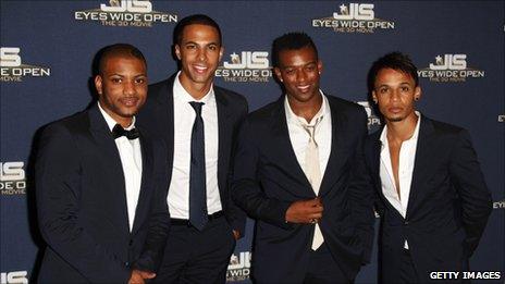 JLS at movie screening