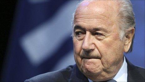 Fifa president Sepp Blatter