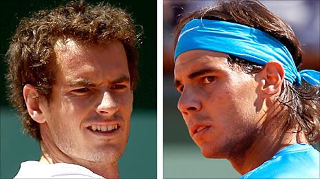 Andy Murray and Rafael Nadal