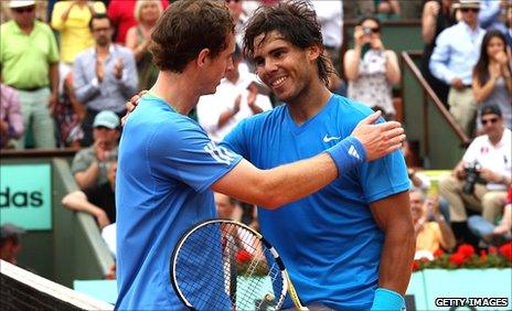 Andy Murray and Rafael Nadal