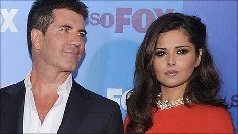 Simon Cowell and Cheryl Cole