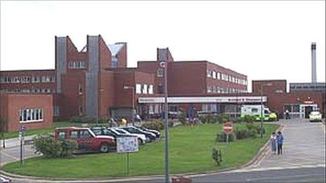 Furness General Hospital which is one of the two hospitals under review by the health inspectors