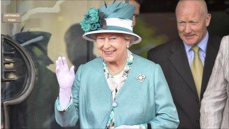 The Queen at the Wales Millennium Centre