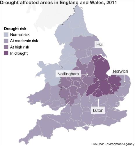 Drought map