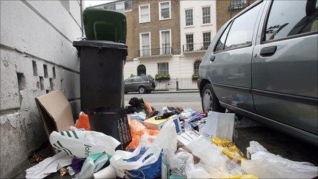 Rubbish in Westminster