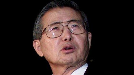 Former Peruvian president, Alberto Fujimori