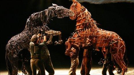 War Horse in London. Photo by Simon Annand