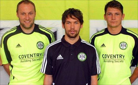 Charlie Griffin, Jared Hodgkiss and James Norwood