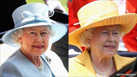 The Queen in Stewart Parvin dresses at Ascot