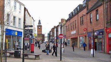 Dumfries Picture by Richard Dorrell