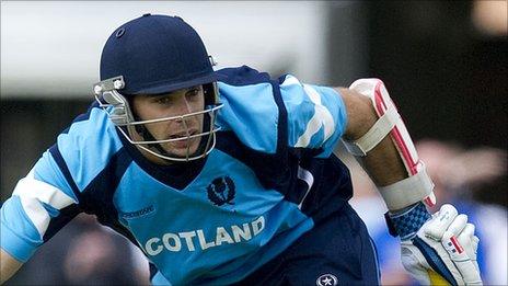 Scotland cricketer Kyle Coetzer