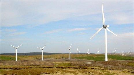 Cefn Croes Wind Farm near Devil's Bridge, Ceredigion