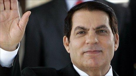 Tunisian President Zine al-Abidine Ben Ali, July 2007