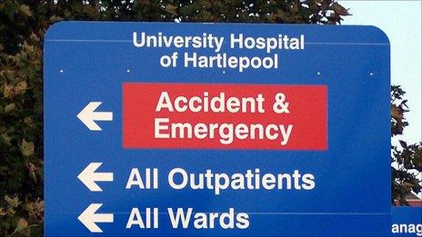 University Hospital of Hartlepool A&E