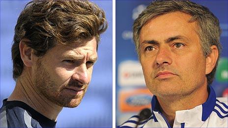 Andre Villas-Boas and Jose Mourinho