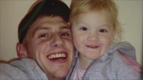 Adam Chadwick and daughter Ruby