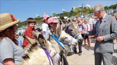 Prince Charles at Aberdyfi