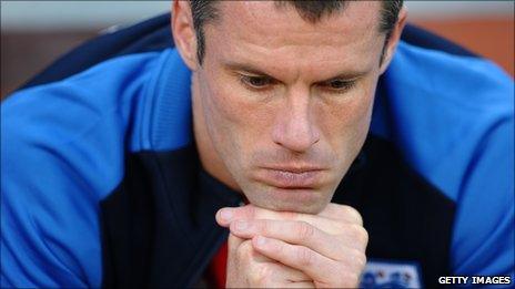 Jamie Carragher at the 2010 World Cup in South Africa