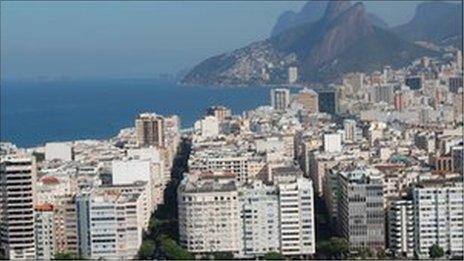 Rio de Janeiro cityscape of buildings