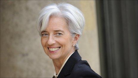 Christine Lagarde, file pic