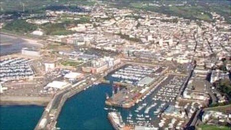 Aerial view of Jersey