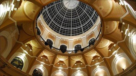 Interior of the Blackpool Winter Gardens