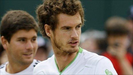 Andy Murray and coach Dani Vallverdu