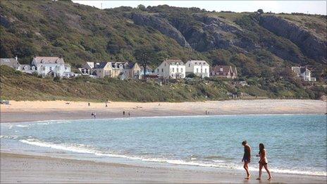 Port Eynon beach