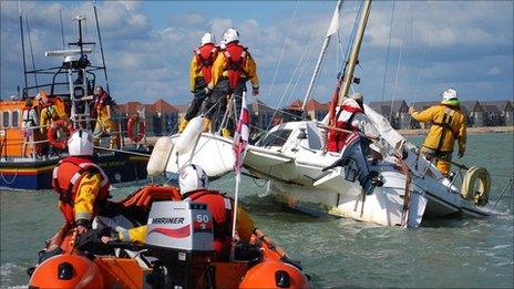 Eastbourne lifeboats