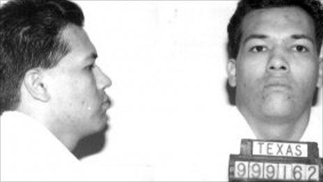 1995 booking photo courtesy of the Texas Department of Criminal Justice shows Humberto Leal Garcia