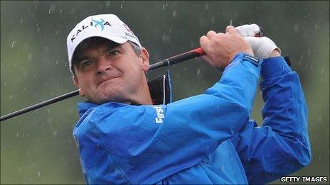 Scottish golfer Paul Lawrie