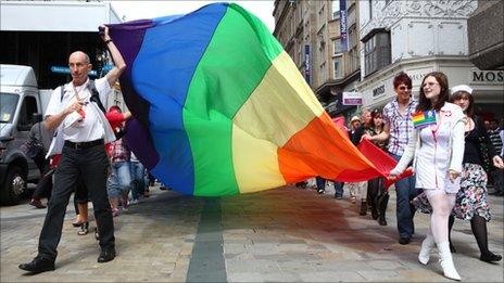 Northern Pride parade. Photo: Paul Highmoor Dare2Flare Photography