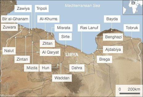 Libya map