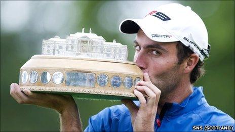 Italian golfer Edoardo Molinari