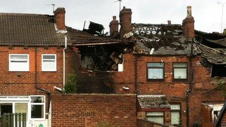 Rhodes Street, Castleford, gas explosion