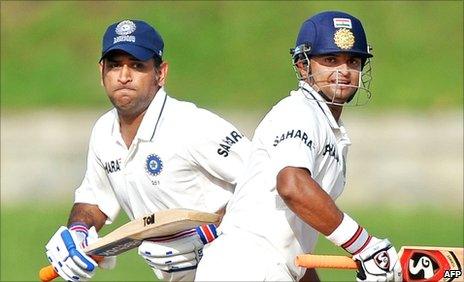Mahendra Dhoni and Suresh Raina