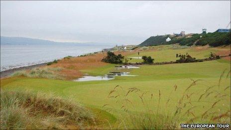 The first fairway at Castle Stuart