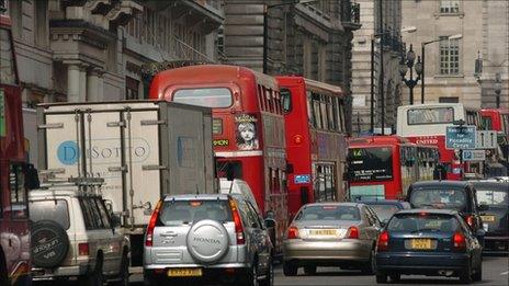 Traffic in London